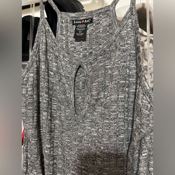 Women's Gray Midi Dress - Picture 7 of 12